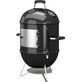3-in-1-smoker Mit 3 Rosten, Integriertem Thermometer, Einstellbarer Belüftung, 62,5 X 47,5 X 91 Cm, Schwarz