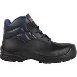 Cofra 12940-000.W44 LUGANO BLUE UK S3 SRC Sicherheitsstiefel, Schwarz/Hellblau, Größe 44