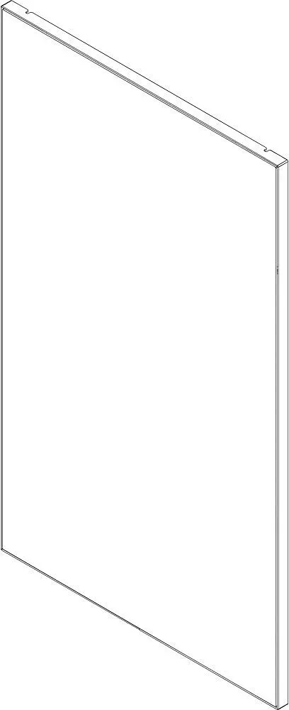 Vorderwand IVT/Bu unten weiß (Glas) - 8738209425
