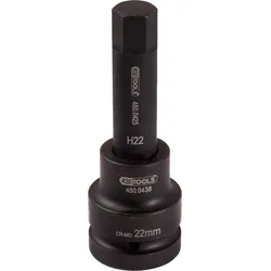 KS Tools 1" Kraft-Bit-Stecknuss Innensechskant - 450.0493