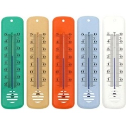 Terdens Plastikraum Thermometer 35×145, Thermometer + Hygrometer