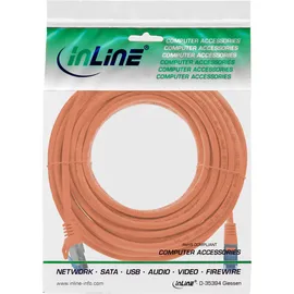 InLine Patchkabel, Cat.6A, S/FTP, TPE (LSZH), CCA, orange, 5m