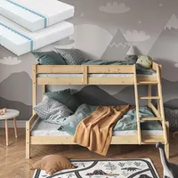 VitaliSpa Etagenbett Everest 140 x 200 cm Kiefer massiv natur beige