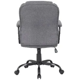 byLIVING STING Chefsessel Polyester Grau/Schwarz