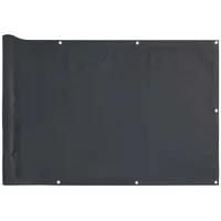 VidaXL Balkon-Sichtschutz Anthrazit 500x75 cm PVC