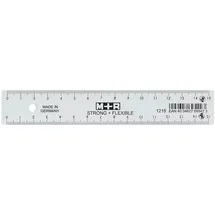 Möbius + Ruppert M + R Lineal STRONG + FLEXIBLE 15,0 cm, glasklar