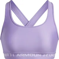 Under Armour Crossback Mid Bra Transparent/Weiß XL