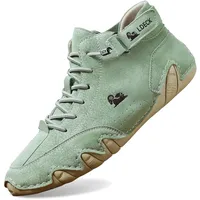 Sneaker & Sportschuhe Für Damen Alpaca Barfuss Schuhe Damen Ergonomischer Sommer Barfußschuhe Paar Wasserdicht & Schmerzlindernder Leder-Barfußschuh Atmungsaktive Orthopädische Barfuss - 45 EU