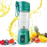 STARLYF Tragbarer und leistungsstarker Powermixer, kabellos, Smoothies und Säfte, sofortiger Mixer, Proteinshakes, schnell und einfach zu bedienen, Smoothie-Maker (grün)