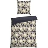 SCHIESSER Wendebettwäsche »Artistic aus weichem Baumwoll-Satin mit floralem Muster«, Made in Green