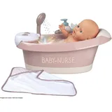 Smoby Baby Nurse, elektronische Puppen-Badewanne, rosa«, mit Lichteffekten