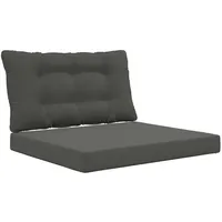 vidaXL Sofakissen für draußen 2 pcs 0 x 0 cm Anthrazit