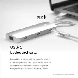 Linq 8in1 PRO USB-C Multiport Hub 140W