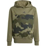adidas Camo Fleece Hoodie Olive Strata/Black 128