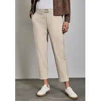 STREET ONE Damen, A378905 casual, fit Hose, Sheer beige