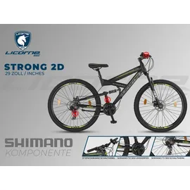 licorne bike gmbh Strong 2D Premium 29 Zoll RH 0 cm Unisex schwarz