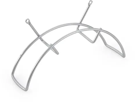 Naber 8031066 Schlauchhalter Schrankausstattung, silber Schlauchhalter,