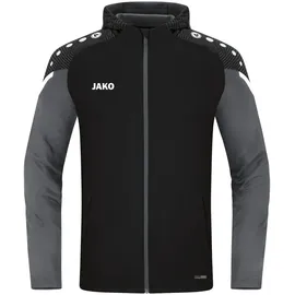 Jako Trainingsanzug Polyester Performance mit Kapuze schwarz/anthra light 128