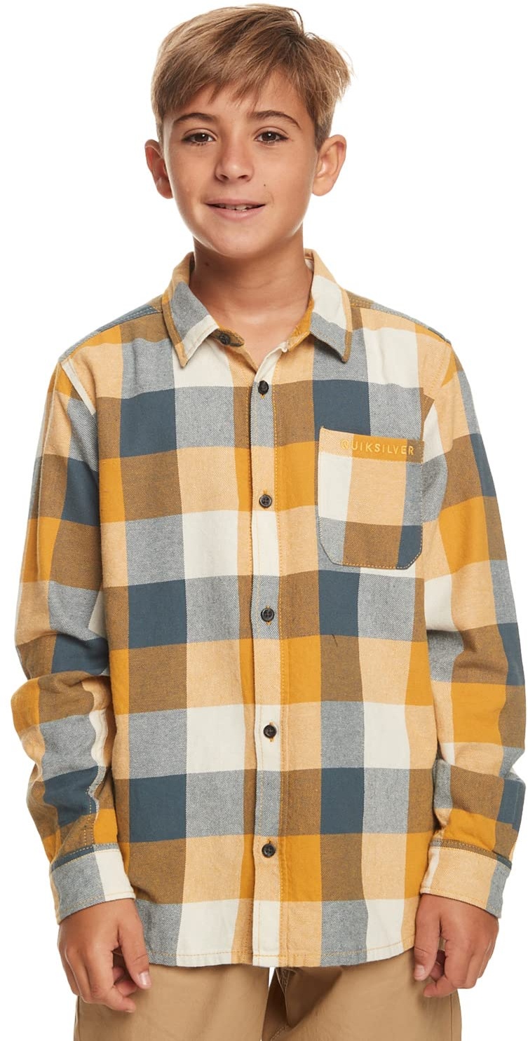 Quiksilver Motherfly - Langärmliges Hemd für Männer Gelb