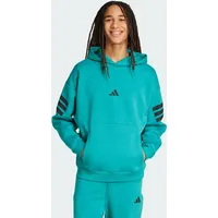 Adidas Future Icons 3-Streifen Hoodie blau|grün XL