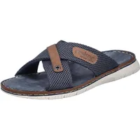 Rieker Herren 21340 Pantolette Blau, 44