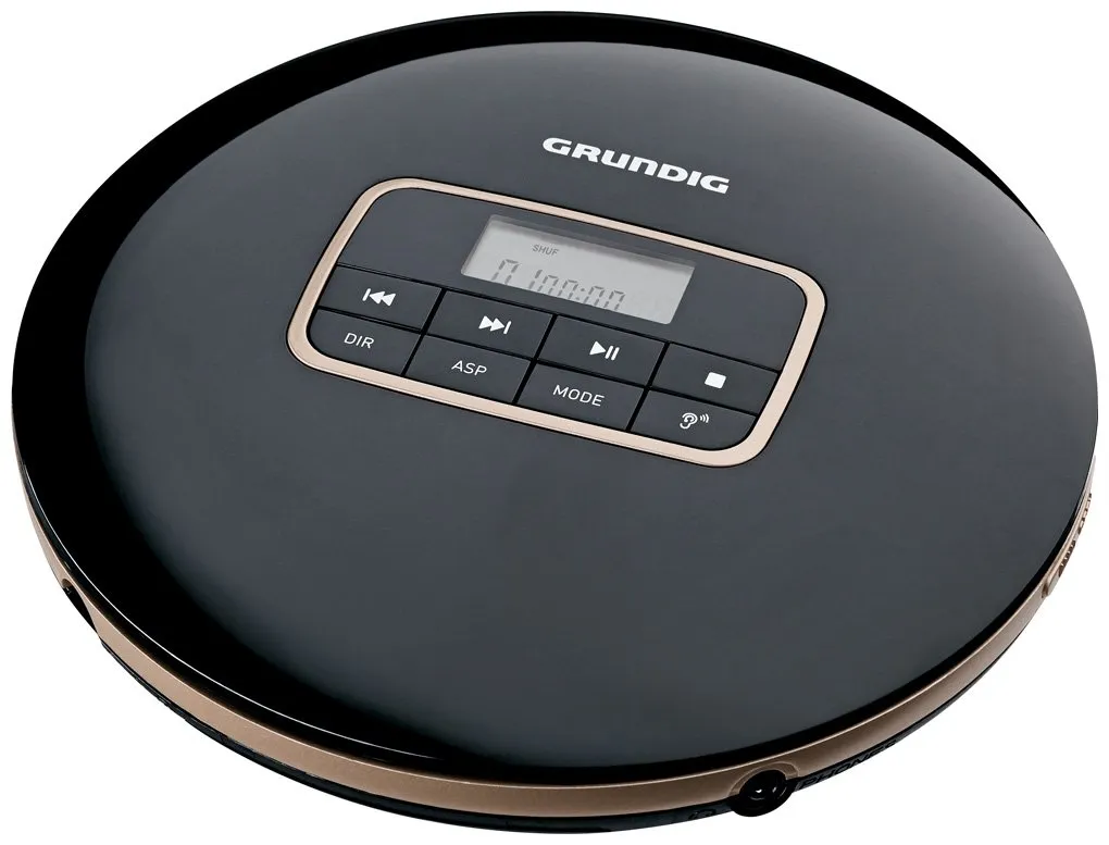 Grundig GCP1010, 219 g, Schwarz, Persönlicher CD-Player