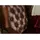 Massivmoebel24 Ohrensessel Chesterfield Leder 88 x 108 x 80 cm Braun