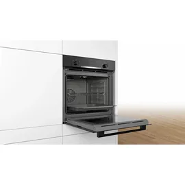 Bosch Herdset Backofen mit Induktionskochfeld schwarz - autark