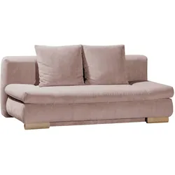 Schlafsofa Anton Cord Rosa