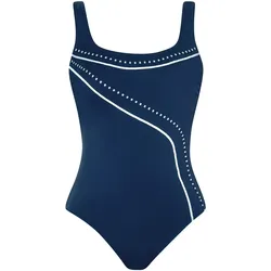 Badeanzug Damen nachtblau/weiß - 40C