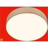 Briloner Stoffschirm Ø38x10,5 cm 1 Rund 24W 2600lm 3000K Warmweiß Braun