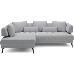 Ecksofa Giotto Stoff Blau Hellblau