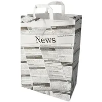 Papstar 50 Tragetaschen, Papier mit Tragegriff