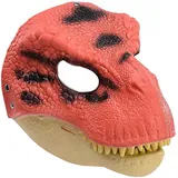 XBHNISDH Dinosaurier Maske Dino Maske Beweglicher Kiefer Velociraptor Dino Maske Tier Masken Latex Dinosaurier Kopf Maske für Halloween Kostüme Party (A2)