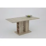 Hela Esstisch Steffi Sanremo hell ausziehbar - holzfarben - Maße cm B: 80 H: 76