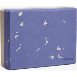 Yogablock aus Schaumstoff XL - blau beige|blau No Size