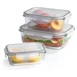 GOURMETmaxx Frischhaltedose grau 1,04 l 6-teilig