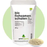 Bio Flohsamenschalen 99% Reinheit - Premium Qualität - laborgeprüft, ballaststoffreich, vegan, lower-Carb, glutenfrei, nachhaltig und fair angebaut, 500g