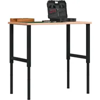 VidaXL Werkbankgestell Verstellbar 2 Stk. Metall 55x(69-95,5) cm