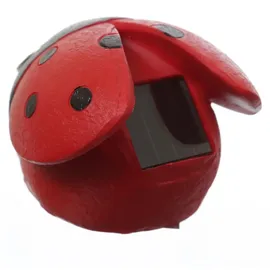 MARELIDA Solarleuchte rot 2 Stück D: 9 cm spritzwassergeschützt