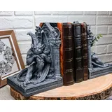 Ebros Gothic Skulptural The Thinker Gargoyle Buchstützen Figur Set 15,9 cm H Mittelalter Le Penseur Harz Skulptur Wasserspeier Statue Paar