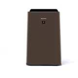 Sharp UA-HD40E-T Luftreiniger (mit Befeuchtungsfunktion, Verbesserung der Luftqualität, Ideal für Allergiker, drei Stufen Filtersystem, HEPA-Filt... - Braun