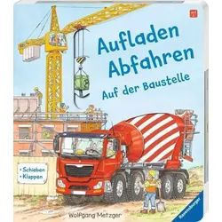 Aufladen Abfahren Auf der Baustelle