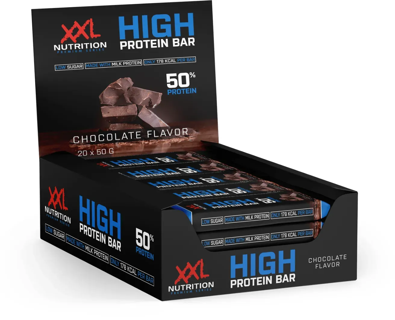 High Protein Bar 2.0 Protein Riegel - Schokolade - 20 pack - XXL Nutrition