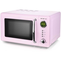 Rosa Mikrowelle Retro Design Emerio MW-112141.1 pink 20 Liter 700 Watt mit Timer