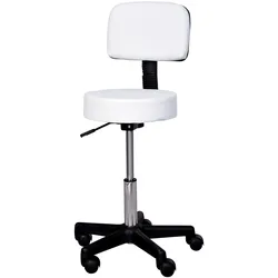 HOMCOM Salonhocker Kunstleder, Schaumstoff