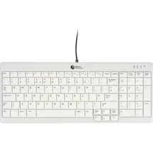 Bakker Elkhuizen BakkerElkhuizen UltraBoard 960 V2 Standard Compact, weiß/grau, USB, DE (BNEU960V2DE)