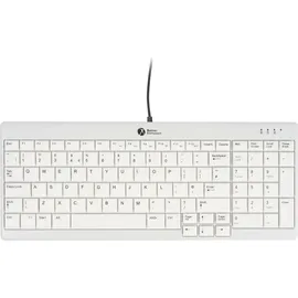 Bakker Elkhuizen BakkerElkhuizen UltraBoard 960 V2 Standard Compact, weiß/grau, USB, DE (BNEU960V2DE)