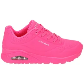 SKECHERS Uno Night Shades hot pink durabuck 38