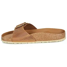 Birkenstock Madrid Big Buckle Nubukleder geölt cognac 39